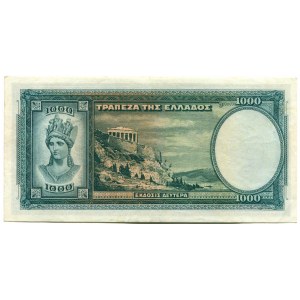Grecja, 1000 drachm 1939