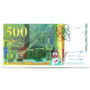 Francja, 500 franków 1995 Skłodowska-Curie