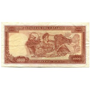 Grecja, 1000 drachm 1956