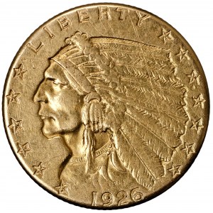 USA, 2-1/2 dollar 1926