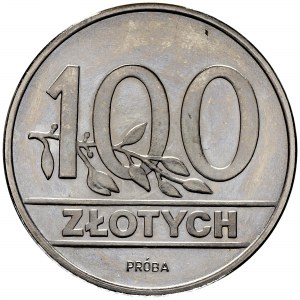 III RP, 100 złotych 1990 PRÓBA Nikiel