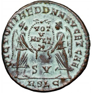 Roman Empire, Decentius, Follis Lugdunum