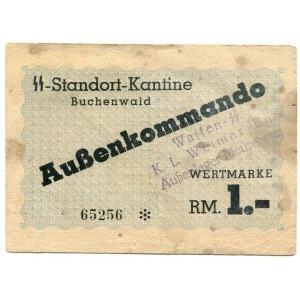 SS-Standort-Kantine Buchenwald, Bon na 1 markę bez daty (1944)