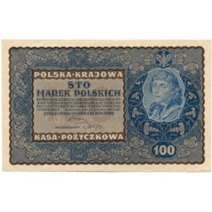 II RP, 100 marek polskich 1919 ID Seria P