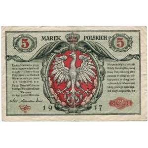 II RP, 5 marek polskich 1916 Generał