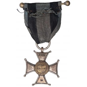 II RP, Srebrny Krzyż Orderu Virtuti Militarii Wtórnik nadaniowy zakł. Miecznika