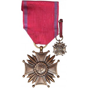 II RP, Brązowy Krzyż Zasługi Gontarczyk z miniaturą