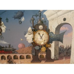 Sergey Malysh, Mermaid Clock, 2023