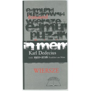 PUZDROWSKI Edmund, Wiersze z Adamem Mickiewiczem i Tomaszem Mannem dla niemieckich przyjaciół.
