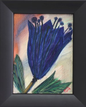 Ryszard GROSZ (ur. 1964), Niebieski kwiat, 2023
