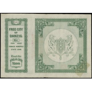 Freie Stadt Danzig, 6 1/2 % Darlehen über 100 £, 10.10.1927, Danzig