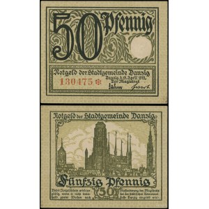 Danzig, 50 Fenig, 15.04.1919