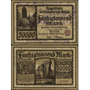 Gdańsk, 50.000 marek, 20.03.1923