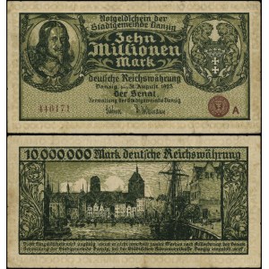 Danzig, 10.000.000 Mark, 31.08.1923