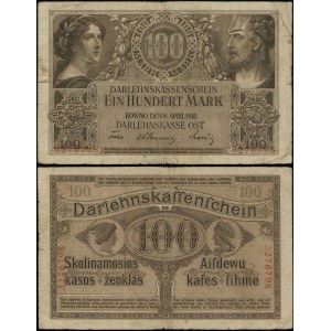 Polen, 100 Mark, 4.04.1918, Kaunas