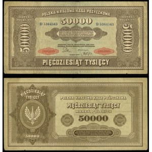 Polska, 50.000 marek polskich, 10.10.1922, D
