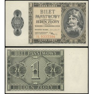 Poland, 1 zloty, 1.10.1938