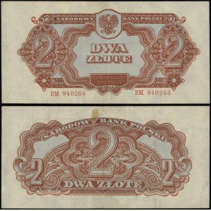 Pologne, 2 zlotys, 1944