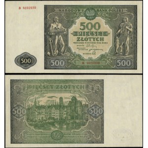 Poland, 500 zloty, 15.01.1946