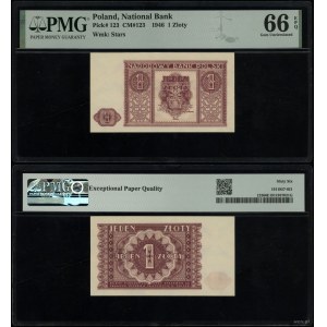 Pologne, 1 zloty, 15.05.1946