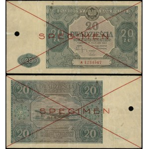 Pologne, 20 zloty, 15.05.1946