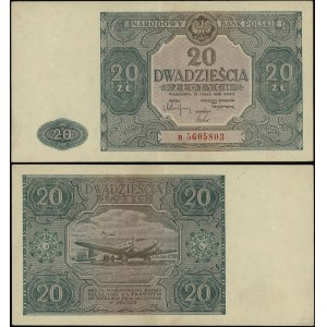 Pologne, 20 zloty, 15.05.1946