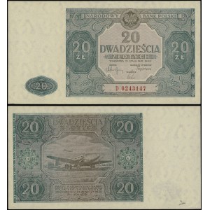 Pologne, 20 zloty, 15.05.1946