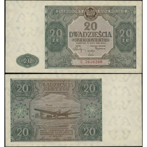Pologne, 20 zloty, 15.05.1946