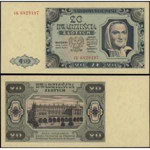 Poland, 20 zloty, 1.07.1948