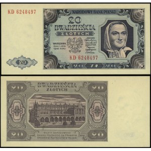 Polonia, 20 zloty, 1.07.1948
