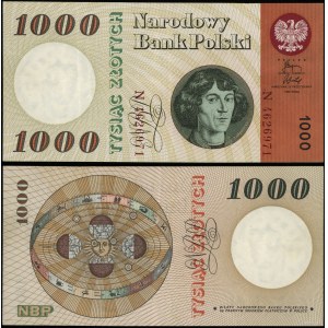 Pologne, 1 000 zlotys, 29.10.1965