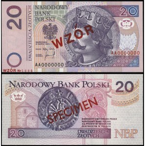 Pologne, 20 zloty, 25.03.1994