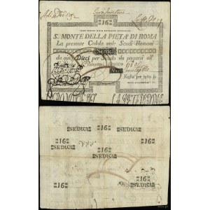 Church State, 16 scudi romani, 1792