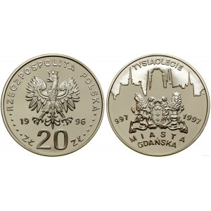 Polsko, 20 zlotých, 1996, Varšava