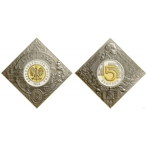 Poland, 5 zloty, 2016, Warsaw