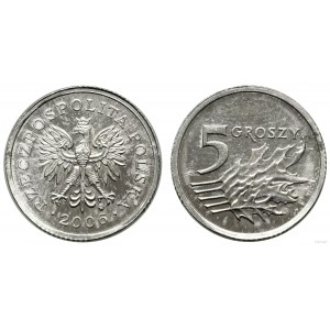 Pologne, 5 groszy, 2006, Varsovie