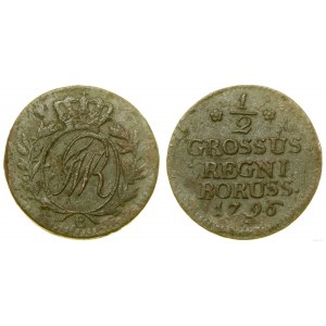 Polska, półgrosz, 1796 B, Wrocław