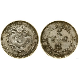 Chiny, 20 centów (1 mace i 4,4 kandaryna), 1890
