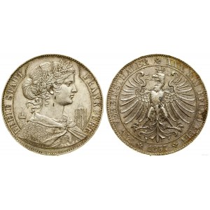 Germany, thaler, 1857, Frankfurt