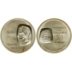 Wenezuela, 10 boliwarów, 1973, Ottawa