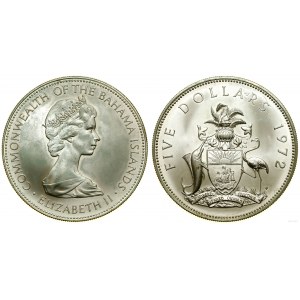 Bahamas, $5, 1972, Coatesville
