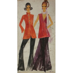 Otto Axer, Women's costume designs-2 pieces.