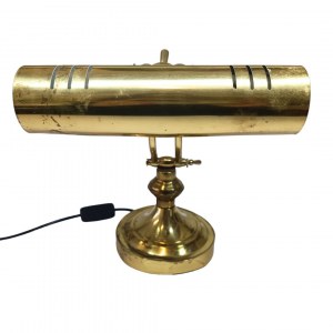 Brass vintage library lamp