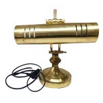 Brass vintage library lamp