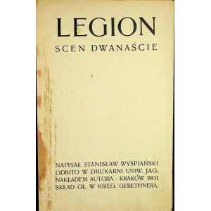 WYSPIAŃSKI Stanisław - LEGION, 1901 - vydání II