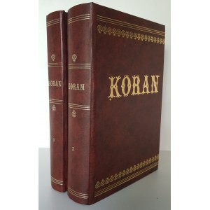 KORÁN (Al-Korán) Předchází mu životopis Mohameda od Washingtona Irvinga I.-II. díl Reprint z roku 1858