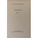 WAŻYK Adam - WAGON Wiersze Wydanie 1