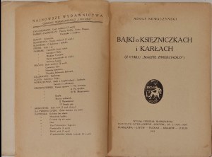 NOWACZYŃSKI Adolf - BAJKI O KSIĘŻNICZKACH I KARŁACH (From the series 