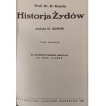GRAETZ H. - HISTORJA ŻYDÓW Reprint Tom I - IX w 3 woluminach