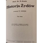GRAETZ H. - HISTORJA ŻYDÓW Reprint Tom I - IX w 3 woluminach